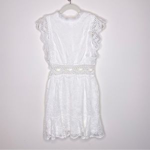 Juniors White Dress